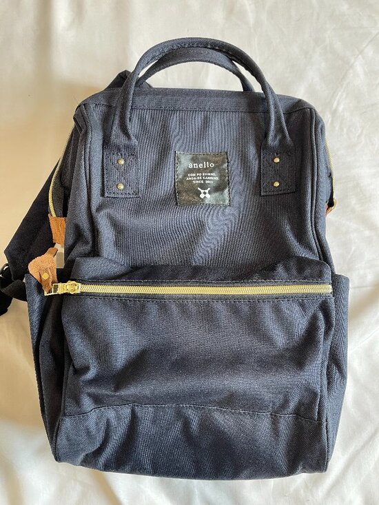 Navy Canvas Backpack - Anello - Lots of pockets - padded straps! NEW main image 4